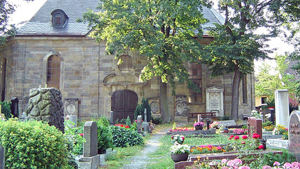 Bayreuther Gottesackerkirche auf dem Stadtfriedhof