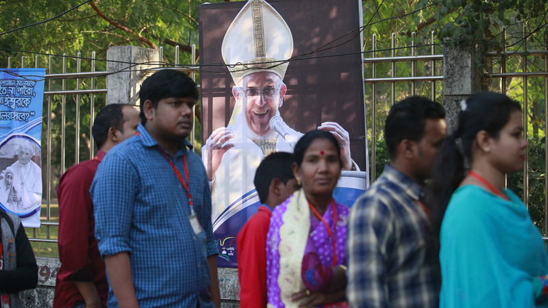 Christen in Bangladesh warten auf die Ankunft des Papstes  