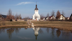 Neue Dorfkirche in Neu Horno