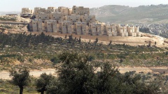 Neubau der jüdischen Siedlung "Har Homa" bei Bethlehem auf palästinensischem Territorium.