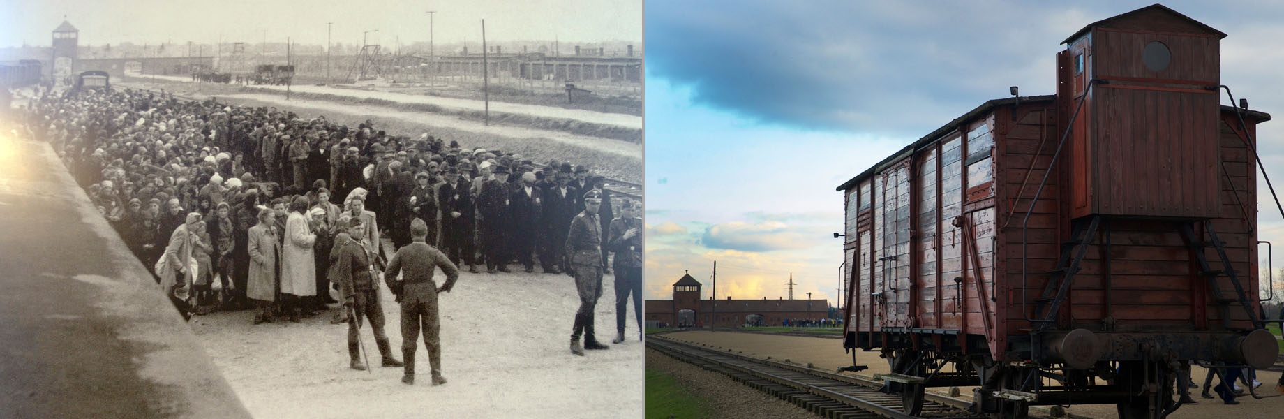 Die sogenannte "Judenrampe" im KZ Auschwitz-II-Birkenau.