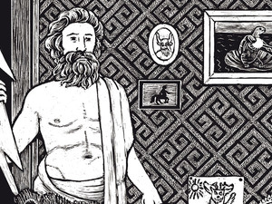 Illustration aus der Rubrik Paargespräche, Zeus&Hera