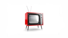 Roter Fernseher