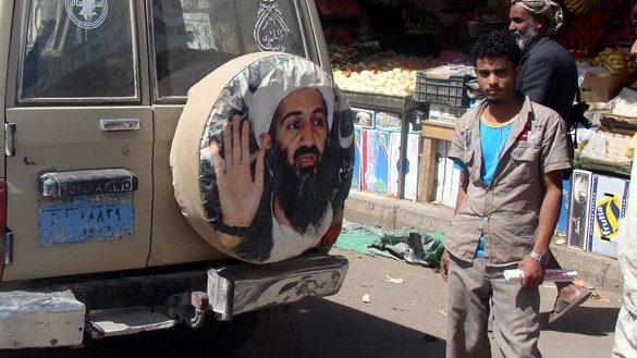 Osama-bin-Laden-Verehrung im Jemen 2012