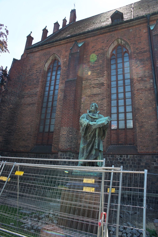 Die alte Luther-Statue von 1895