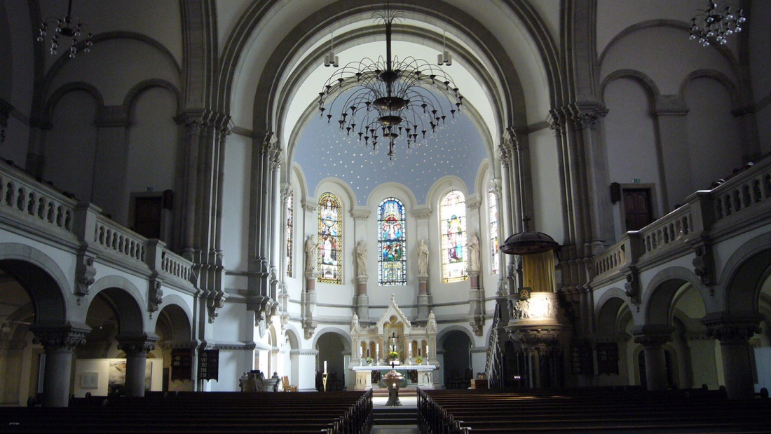 Die  Apsis der Martin-Luther-Kirche in Dresden