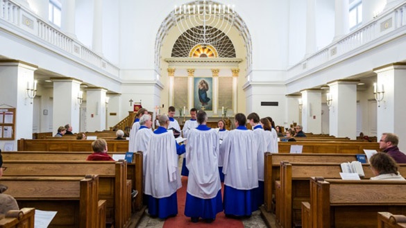 Chor der der St. Thomas Becket Anglican Church in Hamburg