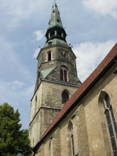 Blick auf die Kreuzkirche Hannover