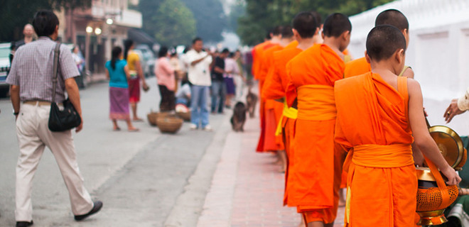 Das Leben eines jungen Mönchs ist mit Entbehrungen verbunden