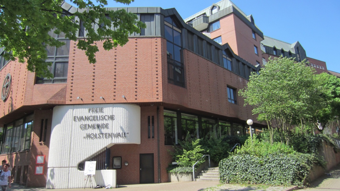 City Church Hamburg, ZDF-Gottesdienst am 10.07.2016 - Das Gebäude der CityChurch liegt in der Michaelispassage im Zentrum Hamburgs.