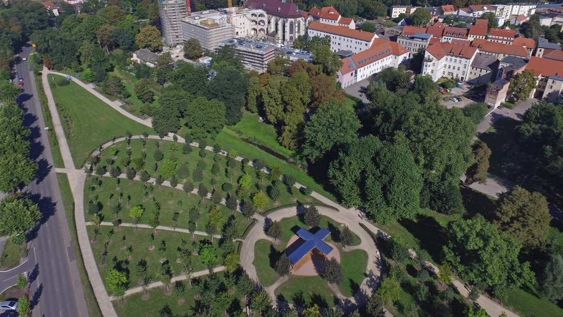 Der Luthergarten ist eine Parkanlage südwestlich der Altstadt von Wittenberg.