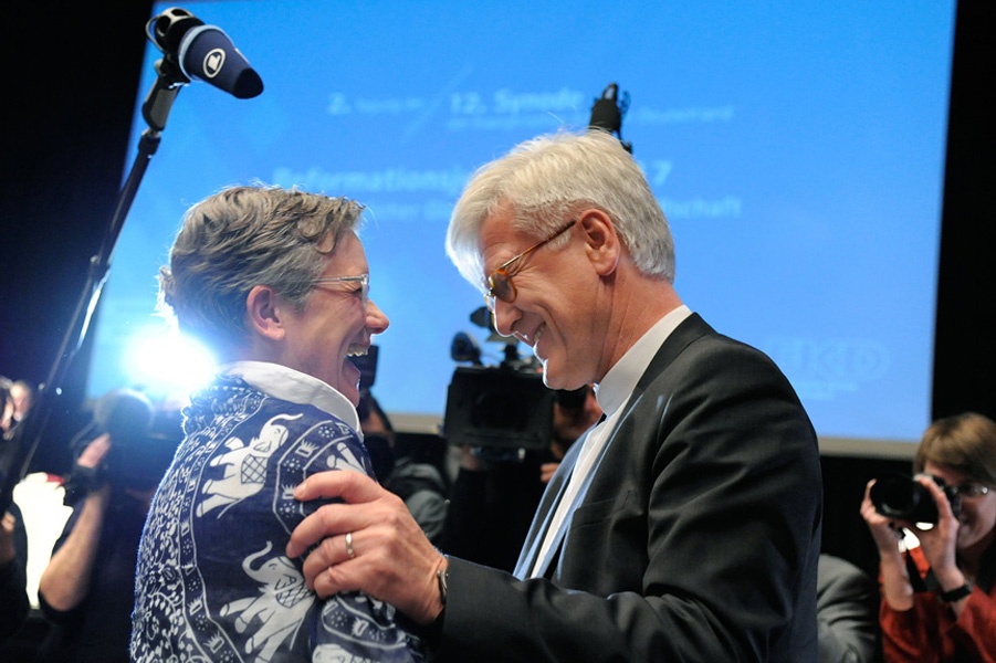 Heinrich und Deborah Bedford-Strohm bei der EKD-Synode 2015