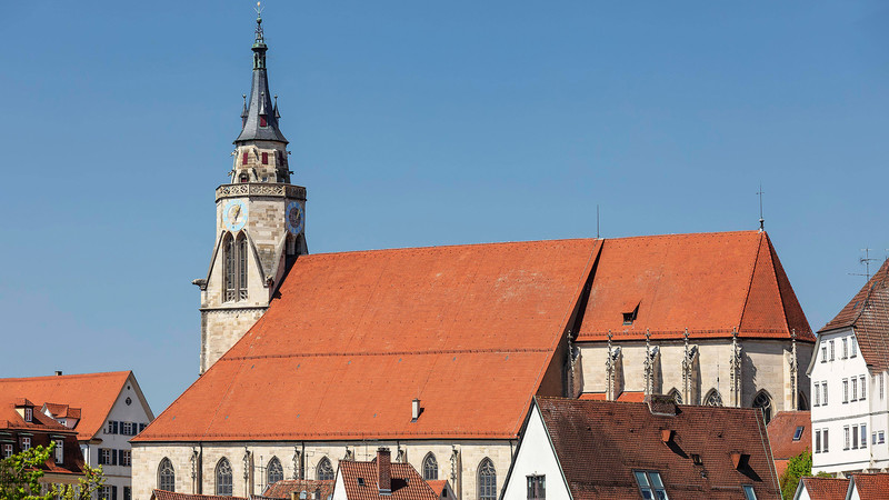 Kirchgang - Stiftskirche Tübingen