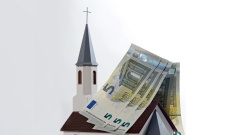 Symbolbild Kirche und Geld 