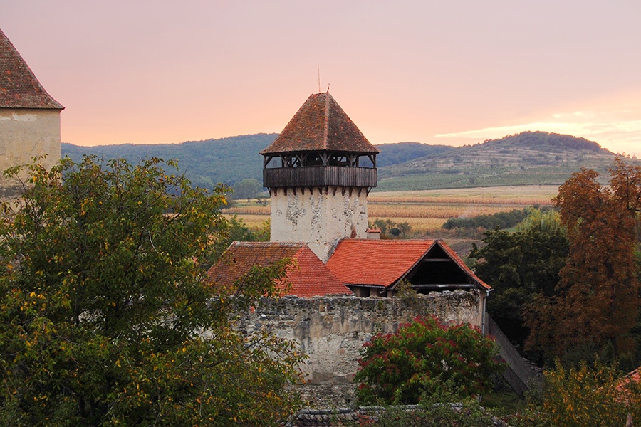 Turm der Kirchenburg in Kelling