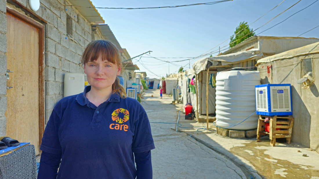 Sarah Easter von Care Deutschland im Dohuk