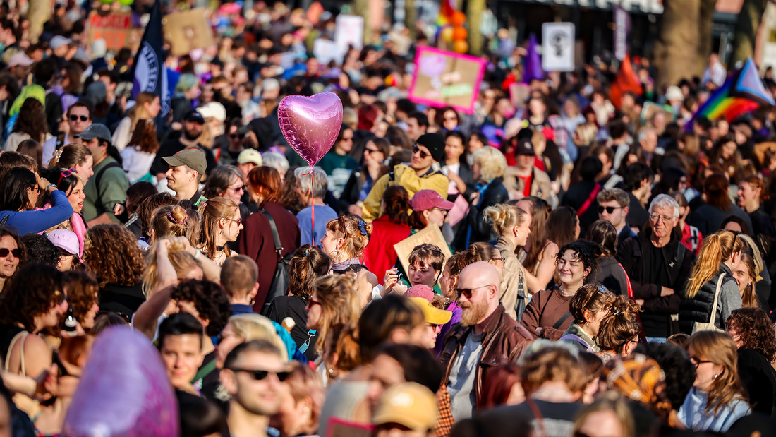 Demo anlässlich des Internationalen Frauentages