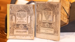 Ein frisch restaurierter Band mit Flugschriften des Reformators Martin Luther 