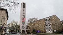 Die evangelische Michaelskirche in Darmstadt 