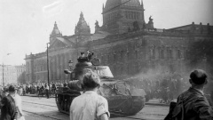 sowjetischer Panzer in Leipzig am 17. Juni 1953