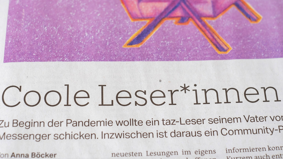 Zeitungsartikel mit Genderstern