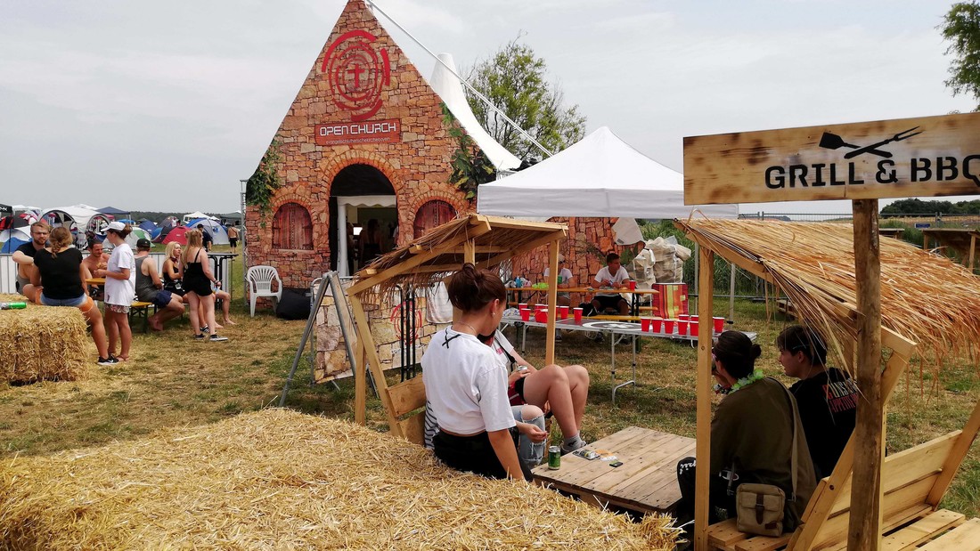 Die "Open Church" auf dem Open Beatz Festival in Herzogenaurach