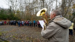 Musik auf dem früheren Gelände der sowjetischen Armee bei Bautzen 