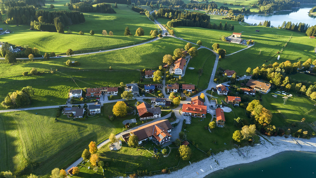 bayrische Dörfer von oben