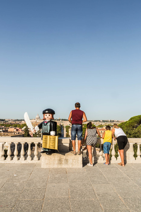 Mit dem Playmobil-Luther in Rom unterwegs