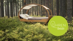 Bett im Wald