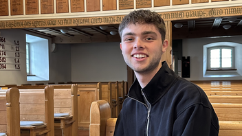 Marvin macht ein FSJ in der evangelischen Kirchengemeinde Grabenstetten