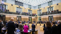 Mitglieder des Bundesrates gedenken der Opfer des Terrorangriffs auf Israel