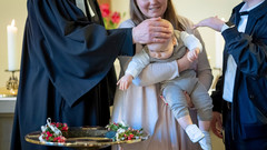 Kindertaufe  in der evangelischen Friedenskirche Offenbach 