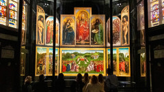 Genter Altar mit 18 Tafeln und biblischen Szenen