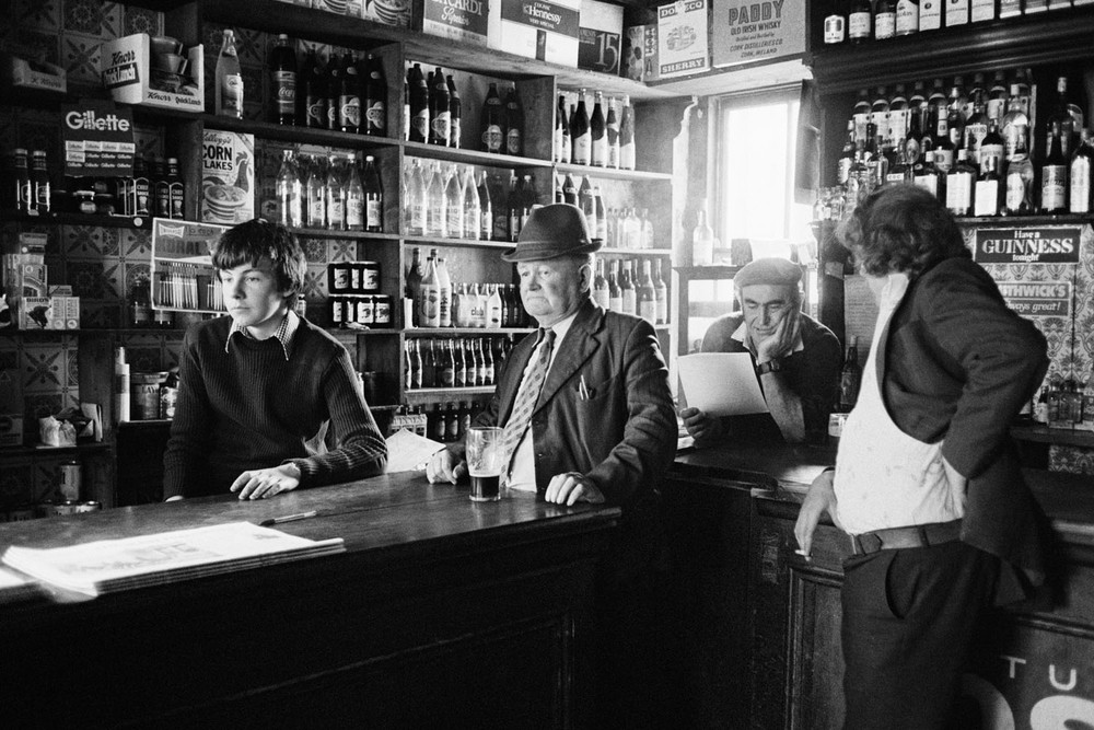 IRELAND. County Leitrim. Manorhamilton. Lynotts Bar. From 'A Fair Day'. 1983.