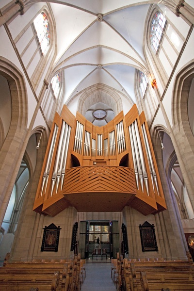 Aufnahme der Orgel der Evangelischen Salvatorkirche in Duisburg