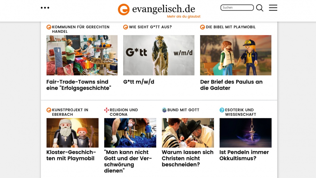 Das neue evangelisch.de