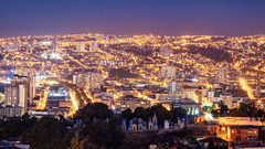 Valparaisbei Nacht 