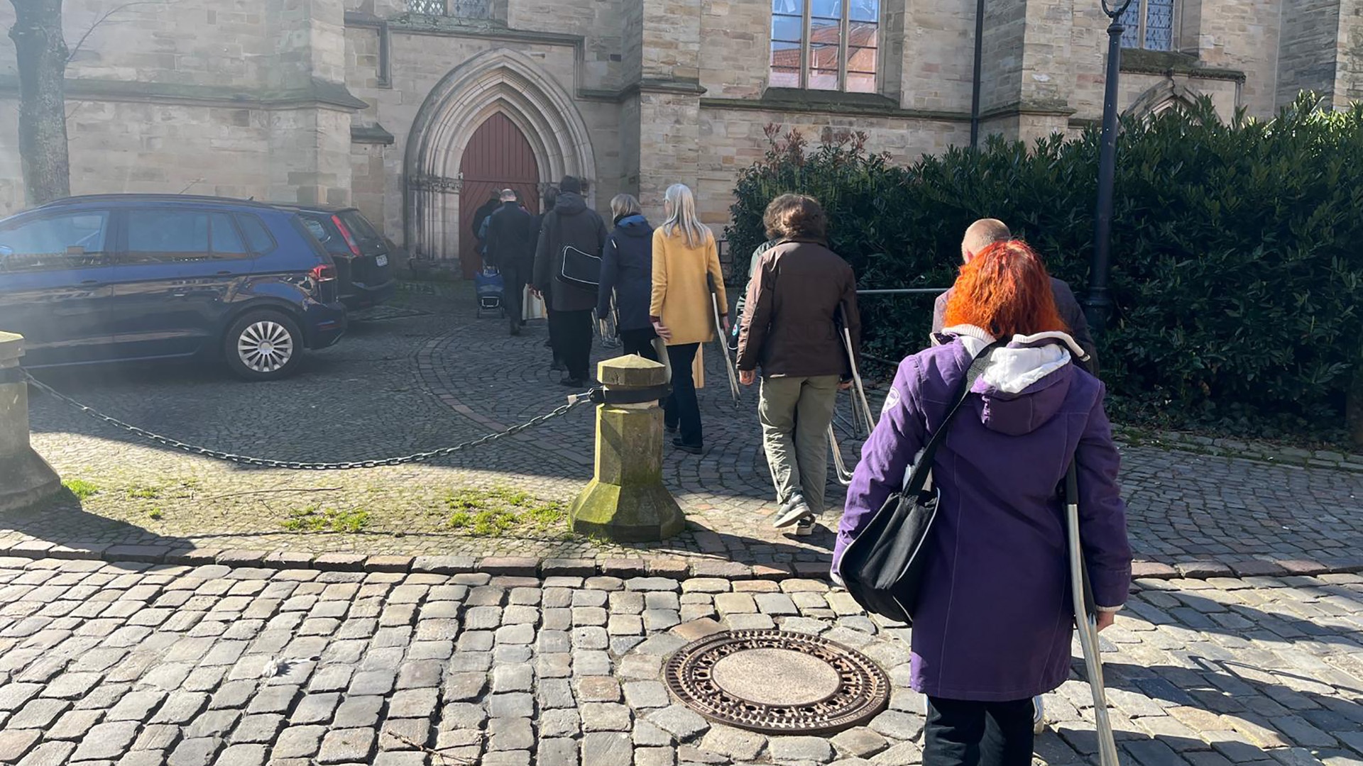 Einzug in die St. Marienkirche 