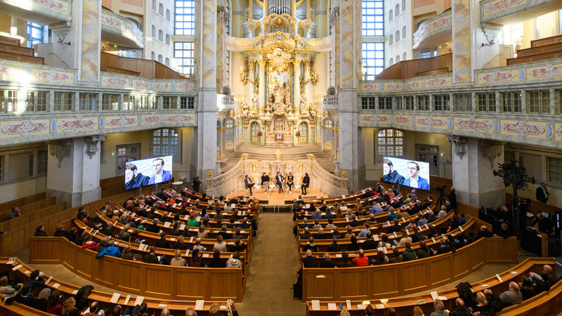 'Deutschland spricht' in der Dresdner Frauenkirche