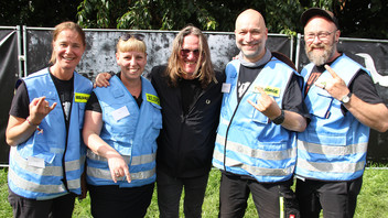 Seelsorge-Team auf Metall-Festival