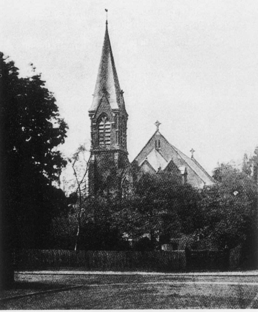 Bonhoeffers Londoner Kirche in der Dacres Road, Sydenham (Aufnahme 1934)