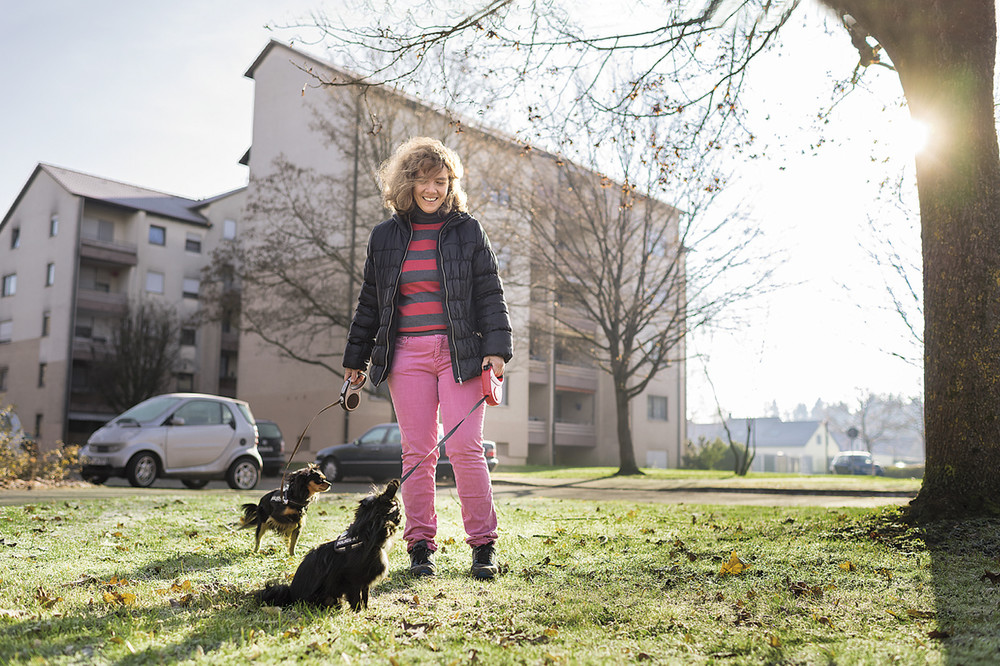 Claudia Koepke und ihre Hunde