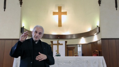 Der Leitende Pfarrer der Nationalen Evangelischen Kirche von Beirut, Habib Badr