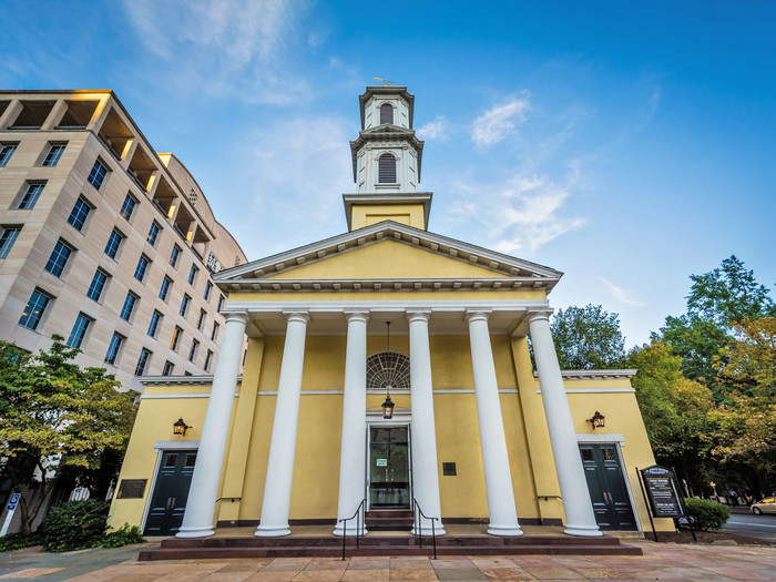 St. John's Episcopal Church, in downtown Washington, DC