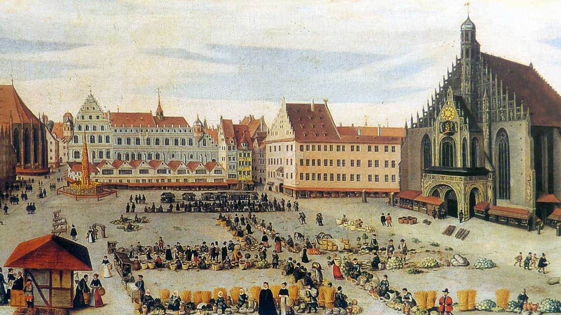 Der Markt zu Nürnberg im Jahr 1594