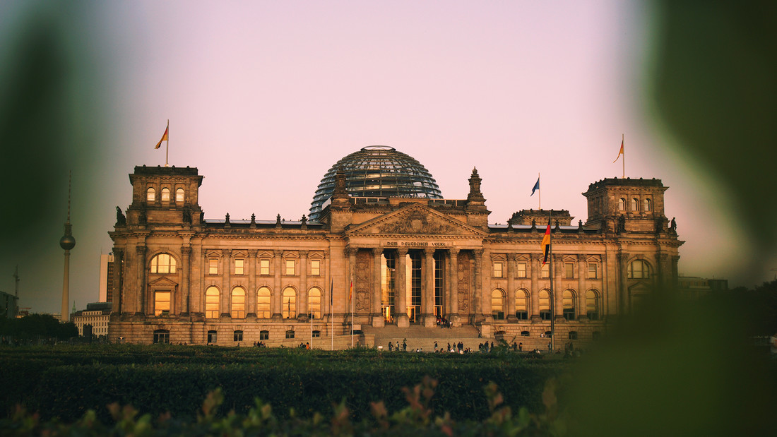 Außenansicht des Berliner Reichstags