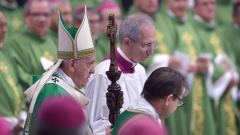 Papst Franziskus bei Messe im Petersdom in Rom 