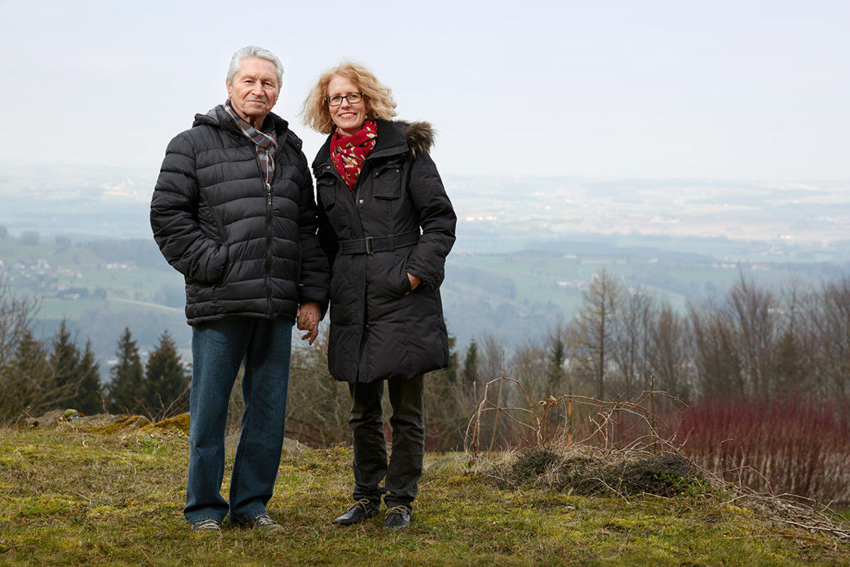 Claudia Keller mit ihren Bruder Gerhard Voglsam