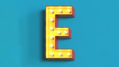 Leuchtbuchstabe "E"